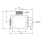 Krüger AG 3/4 "IG 3/4" Rotary Union